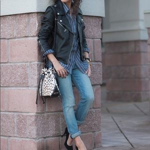 Zara t r f Outerwear Biker Jacket